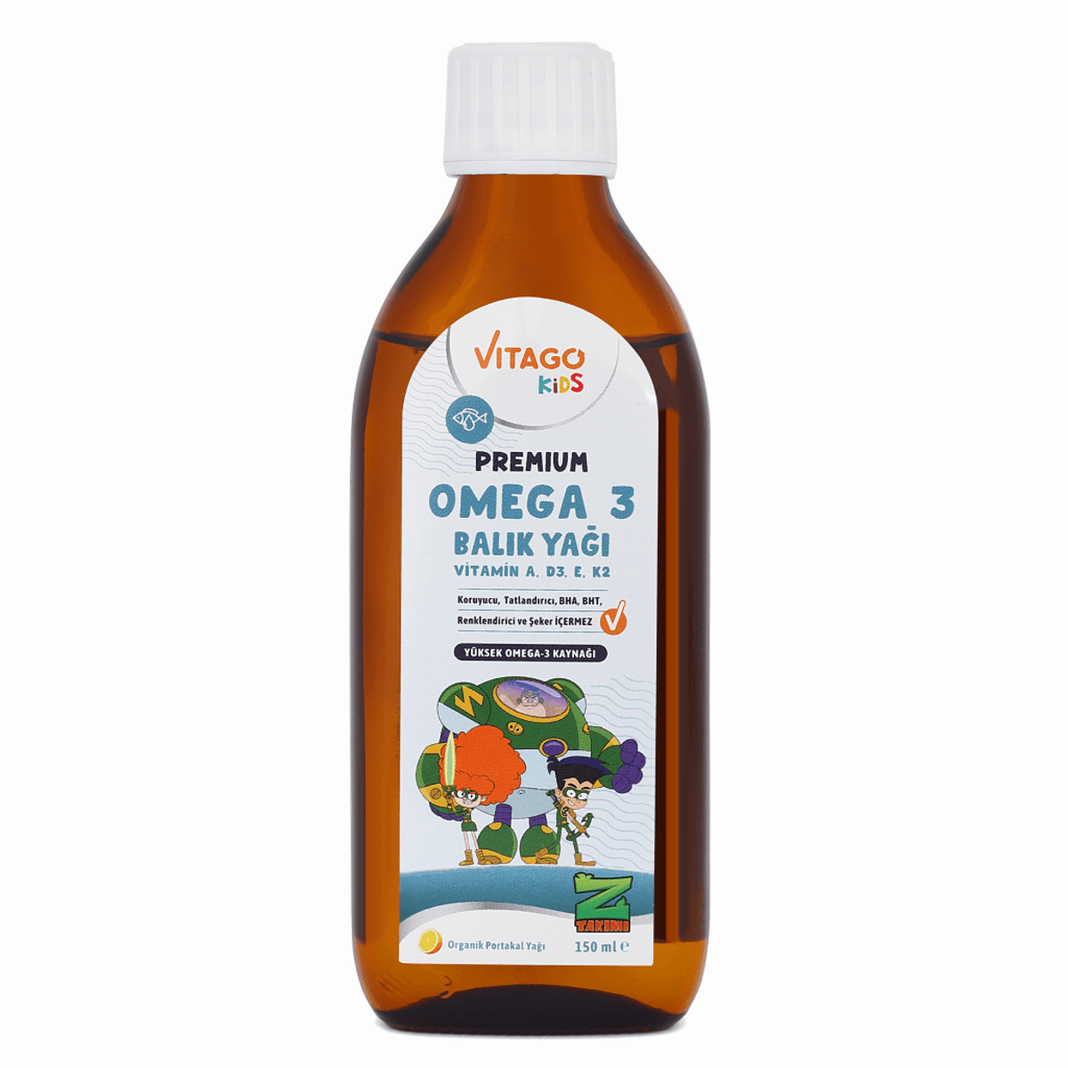 Хүүхдийн Омега-3 ( Vitago Premium Omega 3 Softgel Food Supplement 60's )
