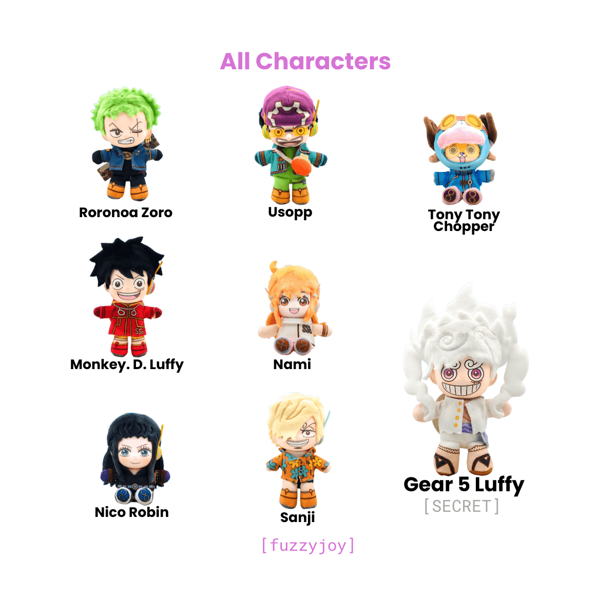 ONE PIECE Egghead Arc Series Vinyl Plush Pendant Blind Box