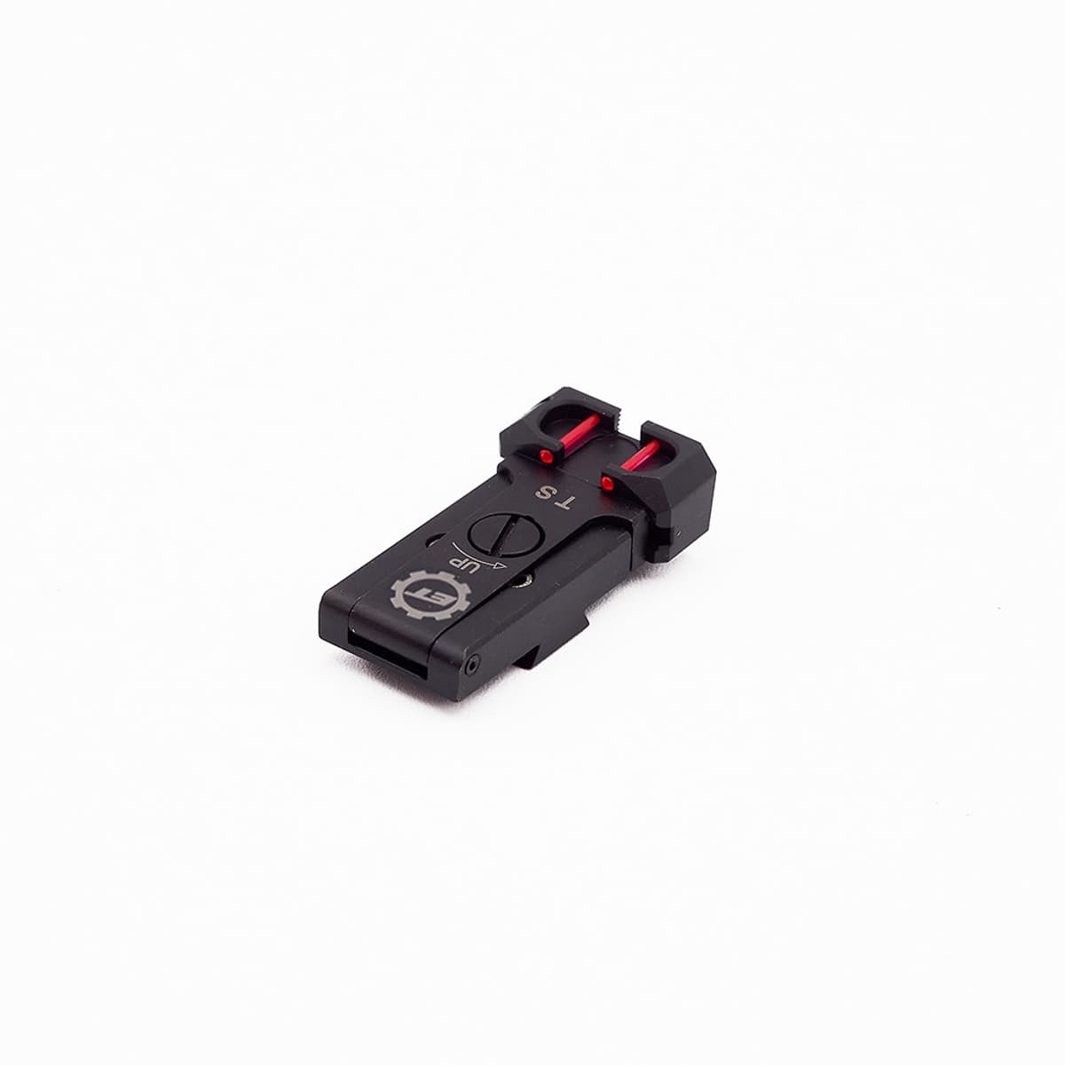 EEMANN TECH ADJUSTABLE REAR SIGHT WITH FIBER OPTICS FOR CZ 75 TS/TS2