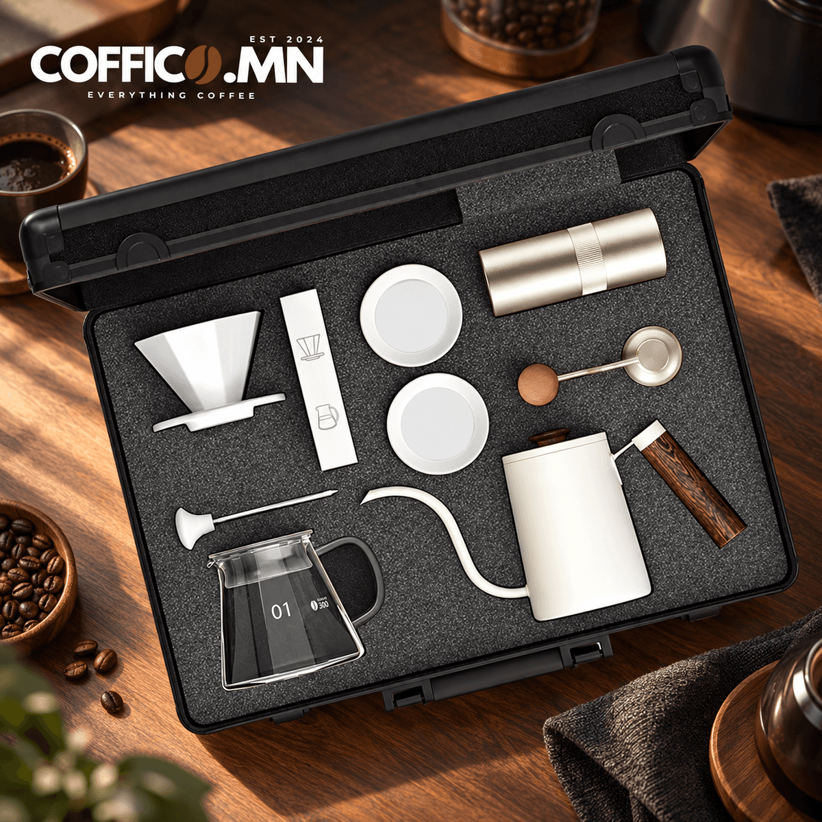 COFFICO® Чемодантай аяны кофе багц