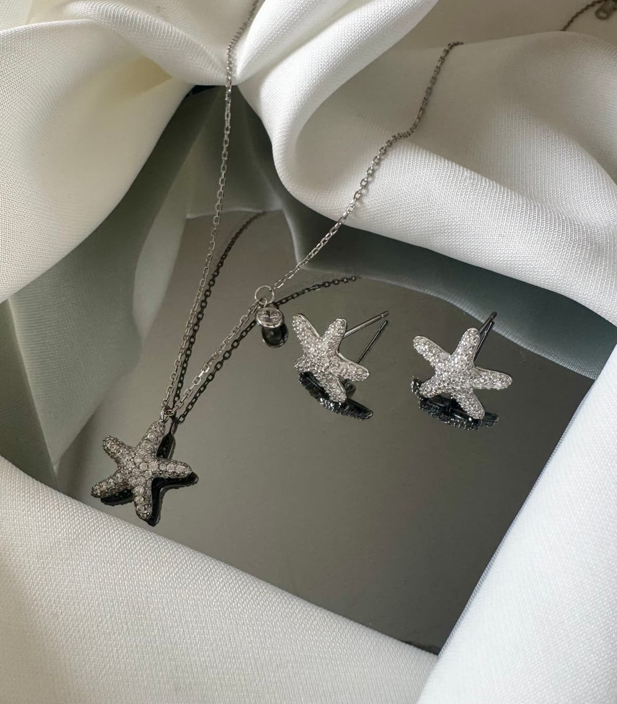 🌟Далайн одтой мөнгөн хос