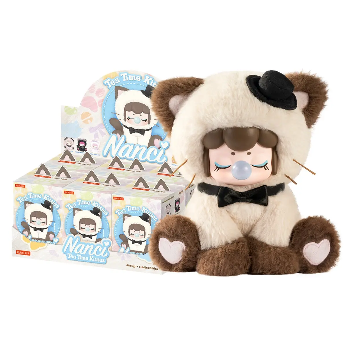 Rolife Nanci's Tea Time Kitties Surprise Plush Dolls