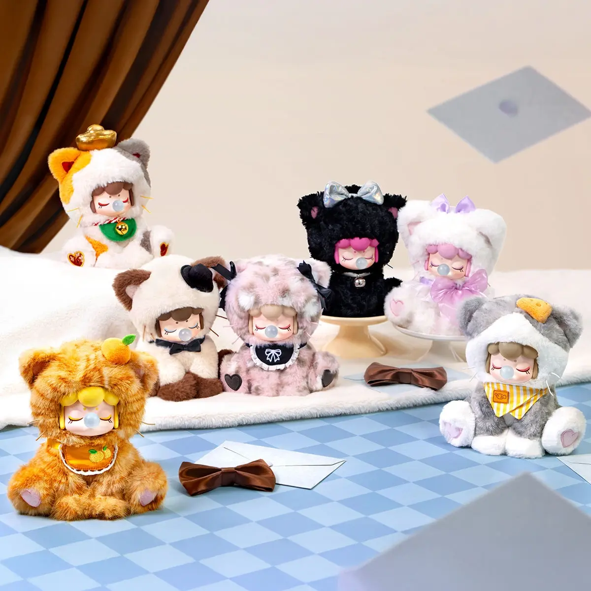Rolife Nanci's Tea Time Kitties Surprise Plush Dolls