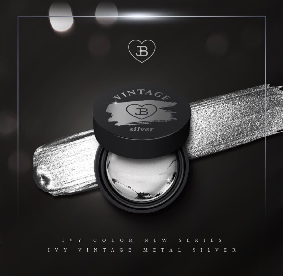 💎[Ширхэг] Jin.B Ivy Vintage Metal Liner Gel – Metallic Color Gel (Jar Type) 4ml