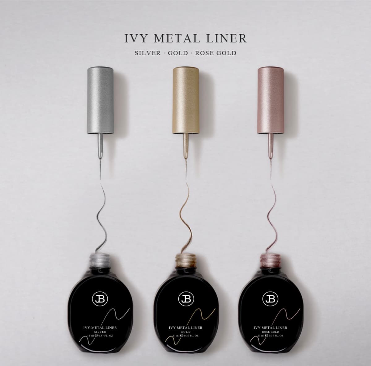 💎[Ширхэг] Jin.B Ivy Vintage Metal Liner Gel – Metallic Color Gel (Bottle Type) 11ml 