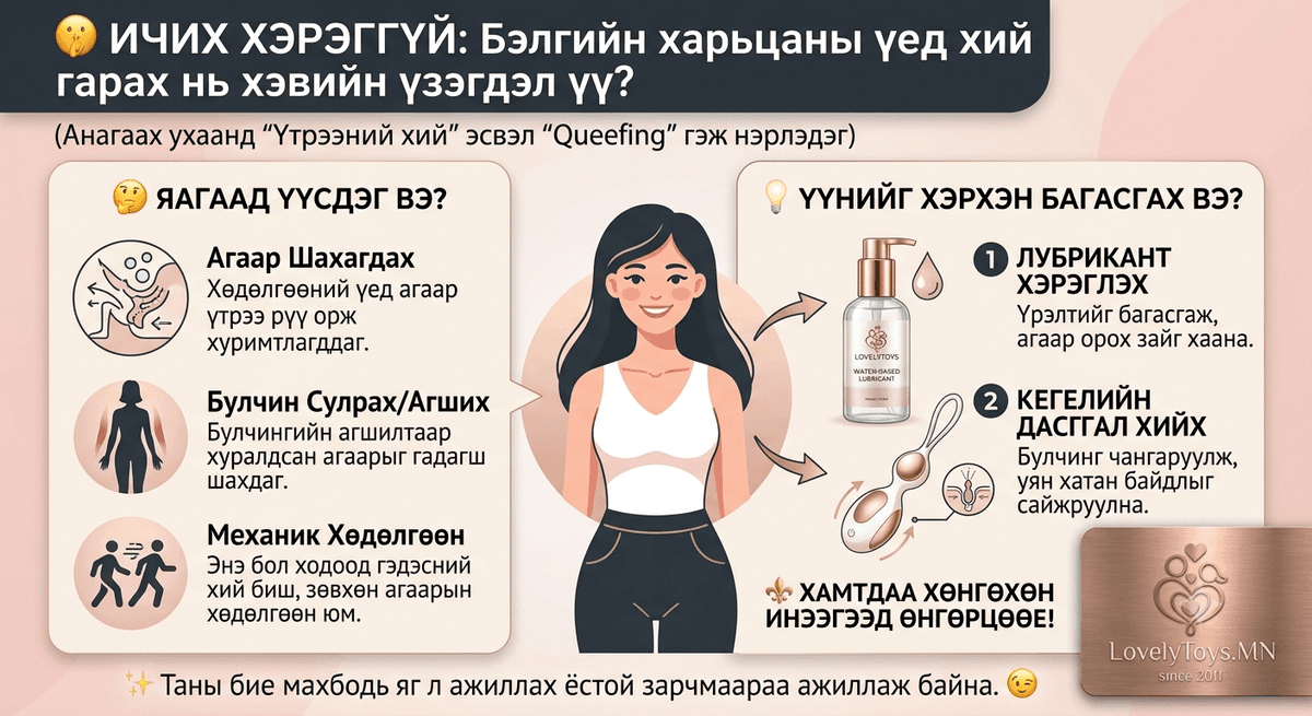 🤫 Бэлгийн харьцааны үед хий гарах – Энэ нь хэвийн үү? Яагаад үүсдэг вэ?