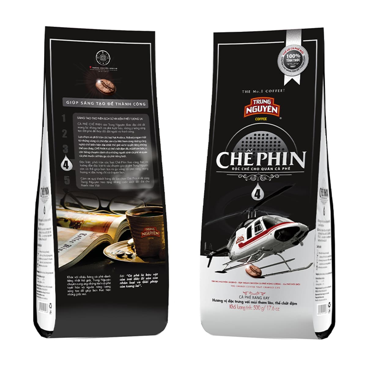 Trung Nguyên Chế Phin 4 — 500g (нунтаг)